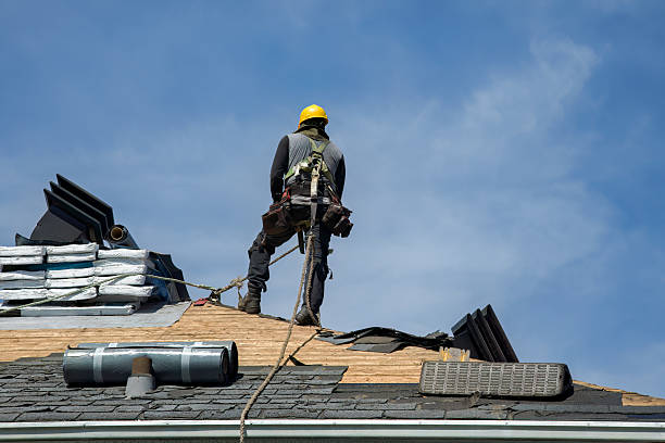Professional Flat Roof Repair technician working in Carver, MN